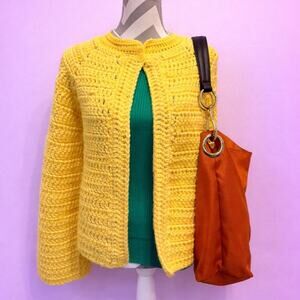 Yellow hand made no brand